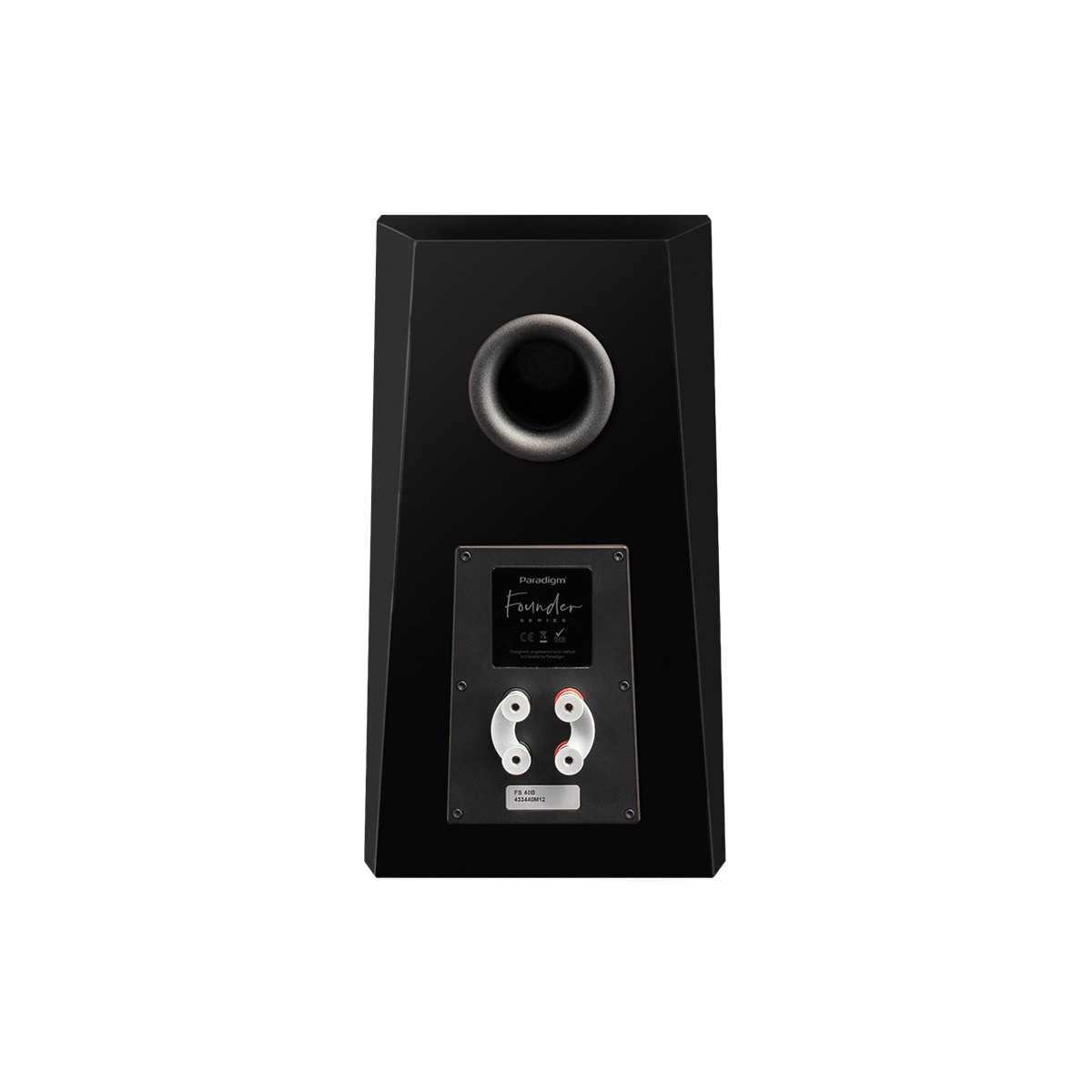 Paradigm Founder 40B Klavírna čierna – štandardné zapojenie, bi-wiring aj bi-amping