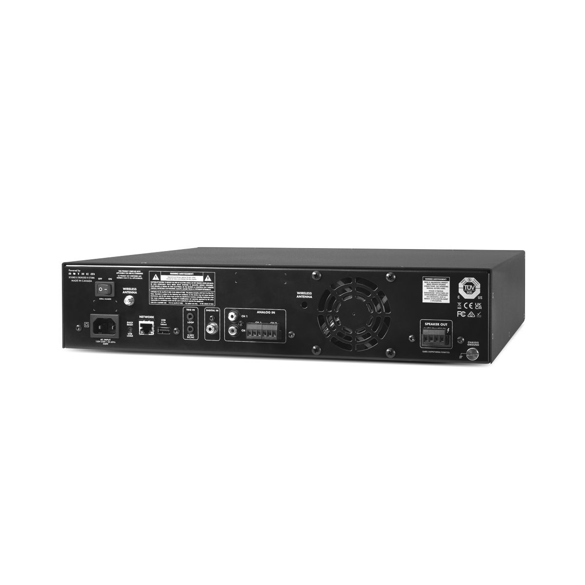 Paradigm SVX-1202 – wzmacniacz do szafy instalacyjnej Paradigm SVX-1202 – obudowa i montaż rack