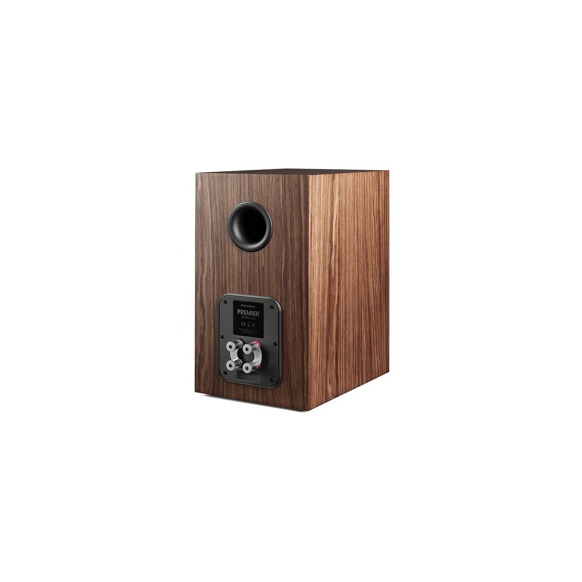 Paradigm Premier 220B v2 Walnut – widok z tyłu Paradigm Premier 220B v2 Walnut – tylna ścianka i port bas-refleks