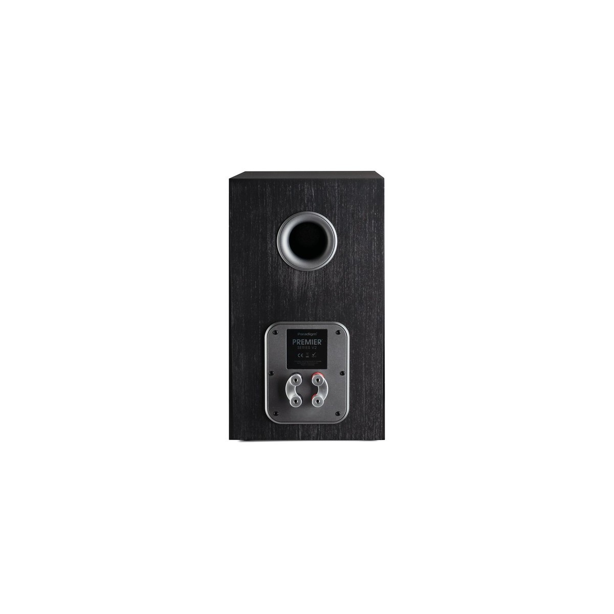Paradigm Premier 220B v2 Black Walnut – widok z tyłu Paradigm Premier 220B v2 Black Walnut – tylna ścianka i port bas-refleks